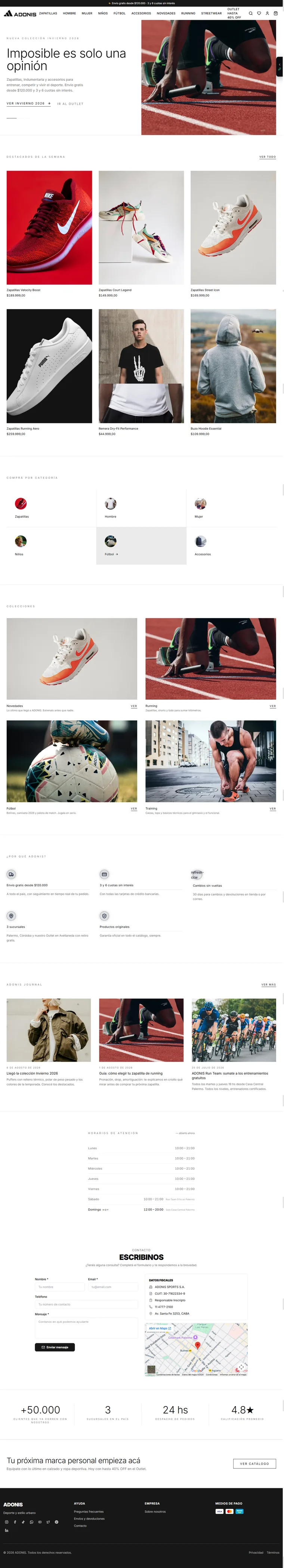 Tienda con la plantilla Minimal de ShopUp