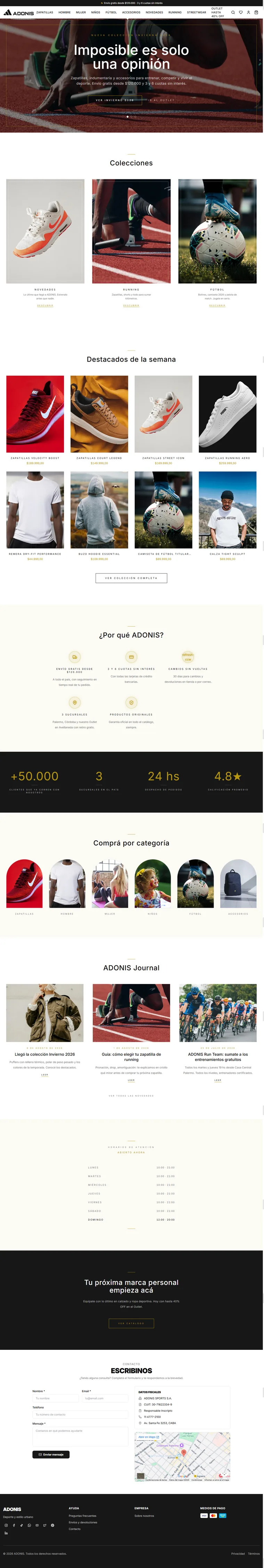 Tienda con la plantilla Luxury de ShopUp